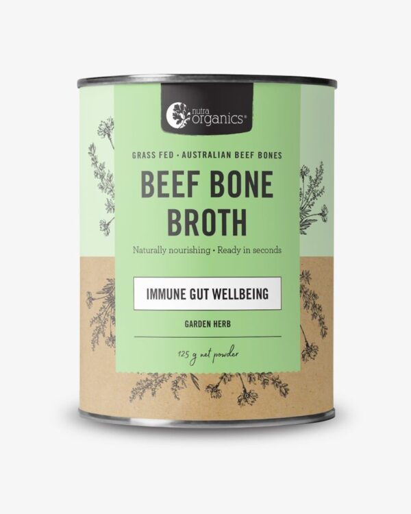 Nutraorganics Beef Bone Broth Garden Herb 125gm