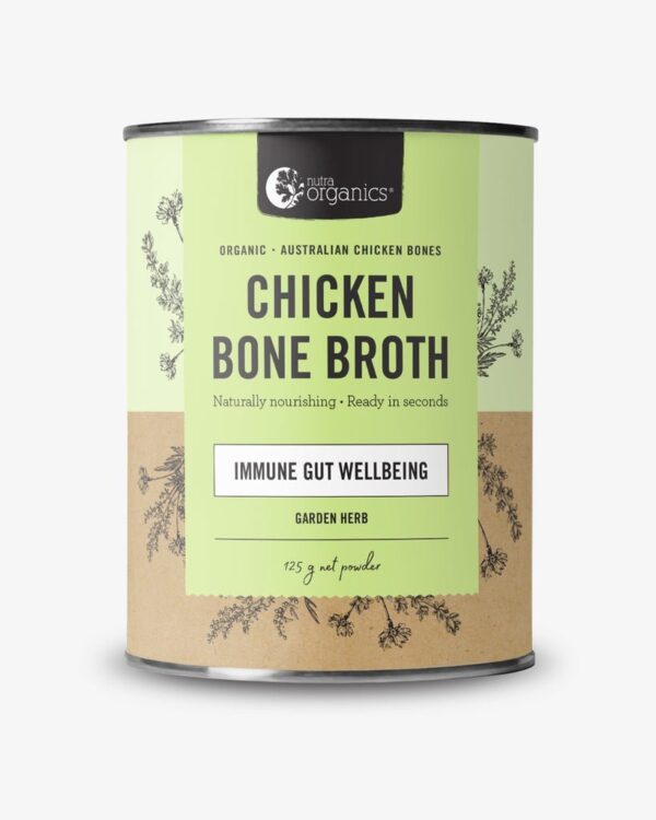 Nutraorganics Chicken Bone Broth Garden Herb 125gm