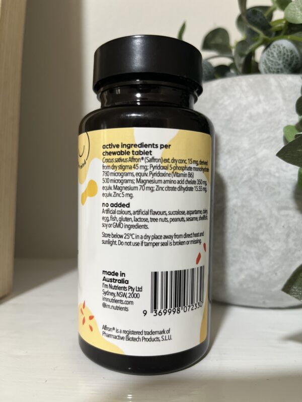 I'm Nutrients Calm Mind 60 Chewable Tabs - Image 3